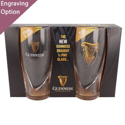Guinness 2 Pack 1/2 Pint Glass Set